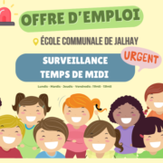 Job : Surveillant temps de midi Jalhay