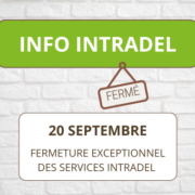 Fermeture des centres Intradel le 20 septembre 2024