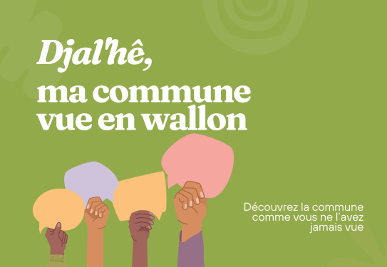 Djal'hê, la commune vue en Wallon