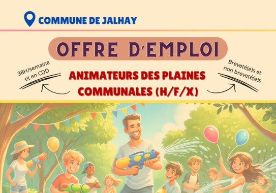 Offre d'emploi : Animateur de plaines communales