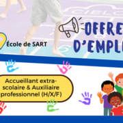 Offre d'emploi - Accueillant extra-scolaire SART