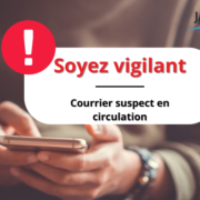 Courrier suspect en circulation